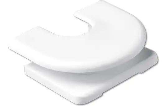 JUNG 11WW Kabel-, Rohr- und Kanal-Einführung für Kabel- & Minikanal | alpinweiß