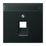 JUNG AL2969-1NAUAAN Netzwerkabdeckung Serie LS 1-fach, Schriftfeld | anthrazit