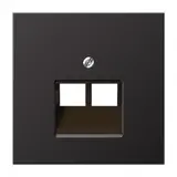 JUNG AL2969-2UAD Netzwerkabdeckung Serie LS 2-fach | dark