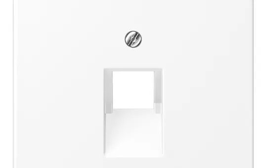 JUNG LS969-1UAWWM Netzwerkabdeckung Serie LS 1-fach | schneeweiß matt