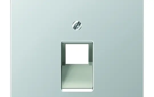 JUNG AL2969-1UA Netzwerkabdeckung Serie LS 1-fach | aluminium