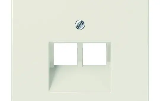 JUNG LS969-2UA Netzwerkabdeckung Serie LS 2-fach | weiß