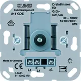 JUNG 211GDE Drehdimmer LB RC, 100-1000 W