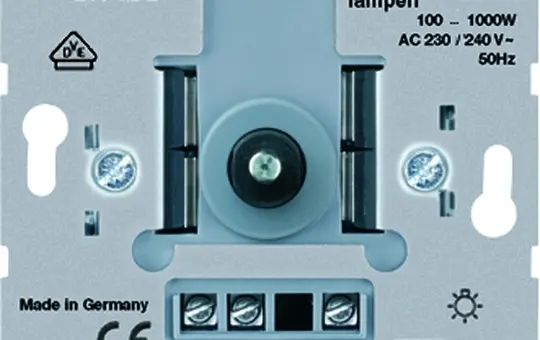 JUNG 211GDE Drehdimmer LB RC, 100-1000 W