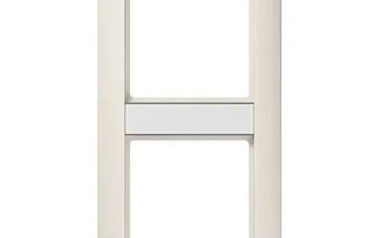 JUNG AS582NA beschr. Abdeckrahmen AS 500 2-fach, senkrecht | weiß