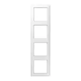 JUNG AS584WW Abdeckrahmen AS 500 4-fach | alpinweiß