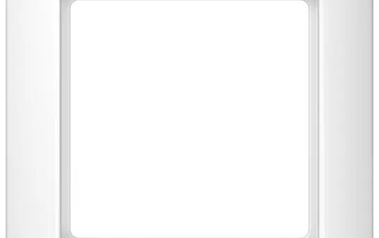 JUNG AS581BFWW Abdeckrahmen AS 500 1-fach, Thermoplast | alpinweiß