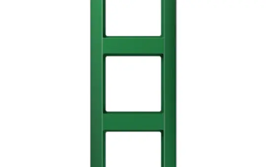 JUNG AS583BFGN Abdeckrahmen AS 500 3-fach, Thermoplast | grün