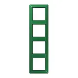 JUNG AS584BFGN Abdeckrahmen AS 500 4-fach, Thermoplast | grün