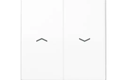 JUNG AS591-5PWW Jalousiewippe Serie AS 2-fach | alpinweiß