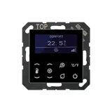 JUNG TRDA523028SW Raumtemperaturregler Serie A/AS Fan Coil 2-Rohr | schwarz