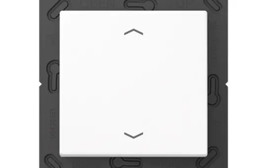 JUNG ENOA590PWW beschr. EnOcean-Funk-Wandsender A 2-fach, Pfeile | alpinweiß