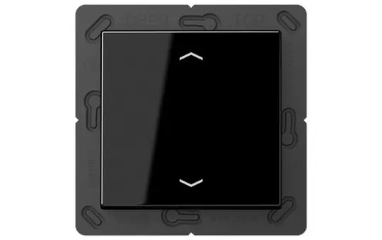 JUNG ENOA590PSW beschr. EnOcean-Funk-Wandsender A 2-fach, Pfeile | schwarz