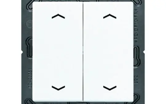 JUNG ENOA595MPWW beschr. EnOcean-Funk-Wandsender A 4-fach, Pfeile | alpinweiß