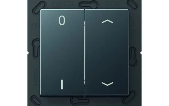 JUNG ENOA595P01ANM beschr. EnOcean-Funk-Wandsender A 4-fach, IO, Pfeile | anthrazit matt