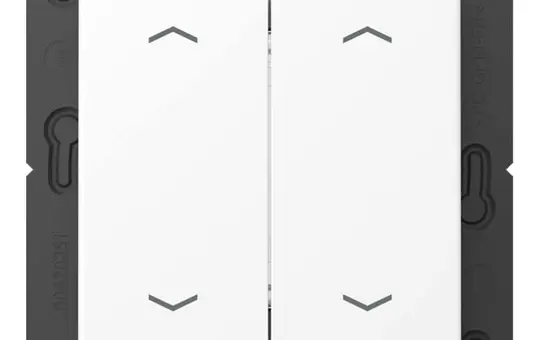 JUNG ENOA595MPWWM beschr. EnOcean-Funk-Wandsender A 4-fach, Pfeile | schneeweiß matt