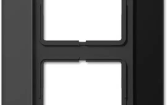 JUNG LSP982GLSW Abdeckrahmen LS Plus 2-fach | glas schwarz