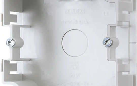 JUNG 581A Aufputzgehäuse Serie A 1-fach