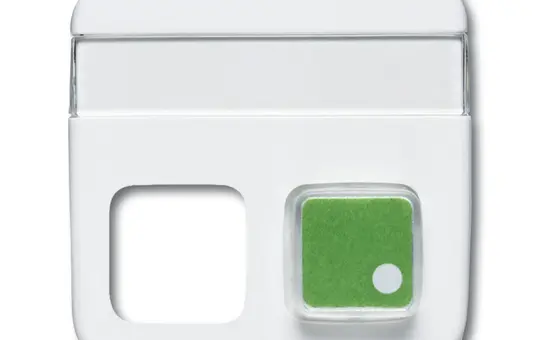 BUSCH-JAEGER 1572CN-214 beschr. Infoline-Abdeckung Reflex SI 2-fach | alpinweiß