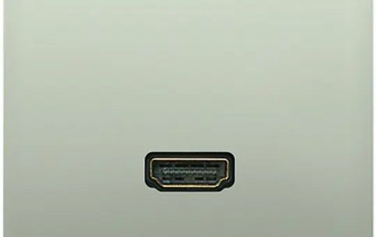 JUNG MAES1112 Multimedia-Einsatz Serie LS HDMI | edelstahl