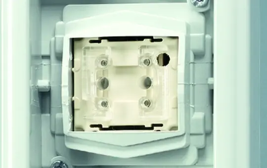 JUNG 8471.02LEDW KNX-Taster BA 1-fach, Mittenstellung