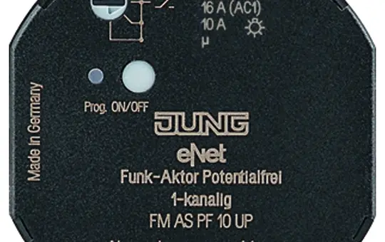 JUNG FMASPF10UP eNet-Schalt-/Tastaktor UP 1-fach, potentialfrei