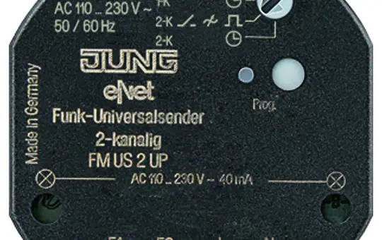 JUNG FMUS2UP Funk-Universalsender Mini UP 2-fach