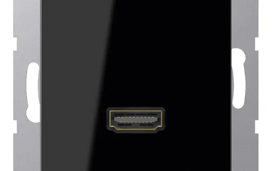 JUNG MAA1112SW Multimedia-Einsatz Serie A/AS HDMI | schwarz