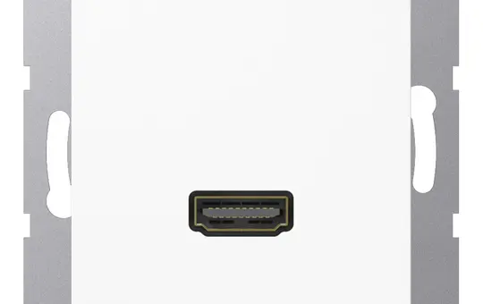 JUNG MAA1112WW Multimedia-Einsatz Serie A/AS HDMI | alpinweiß