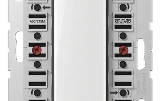 JUNG A5072TSM KNX-Tastsensor F50 Serie A 2-fach, Standard