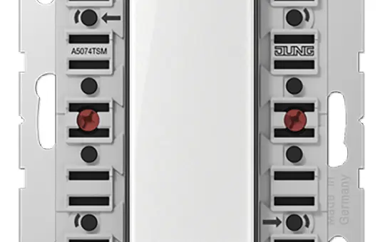 JUNG A5074TSM KNX-Tastsensor F50 Serie A 4-fach, Standard