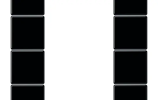 JUNG LS504TSASW Tastensatz F50 Serie LS 4-fach | schwarz