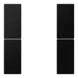 JUNG LS502TSASWM Tastensatz F50 Serie LS 2-fach | graphitschwarz matt