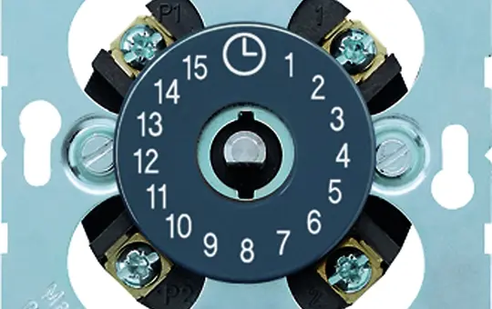 JUNG 11015 Schaltuhr-Einsatz 15 Minuten, 2-polig, 16 A