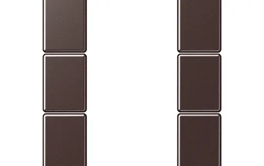 JUNG A503TSAMO Tastensatz F50 Serie A 3-fach | mokka