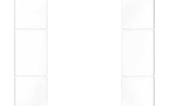 JUNG CD503TSAWW Tastensatz F50 Serie CD 3-fach | alpinweiß