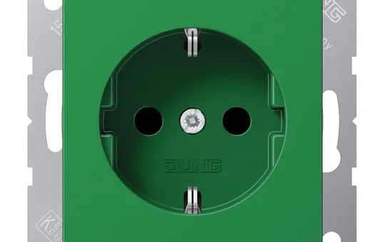 JUNG A1520BFGN EDV-Steckdose A/AS SV | grün