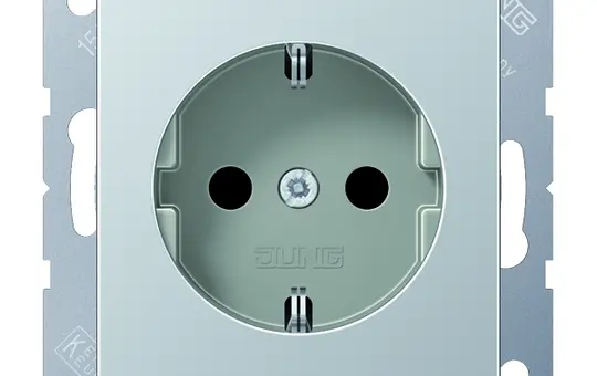 JUNG A1520AL SCHUKO-Steckdose A/AS Standard | aluminium