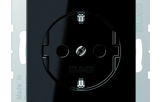 JUNG A1520SW SCHUKO-Steckdose A/AS Standard | schwarz