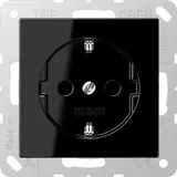 JUNG A1520BFSW SCHUKO-Steckdose A/AS Standard, Thermoplast | schwarz