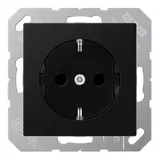 JUNG A1520BFSWM SCHUKO-Steckdose A/AS Standard | graphitschwarz matt