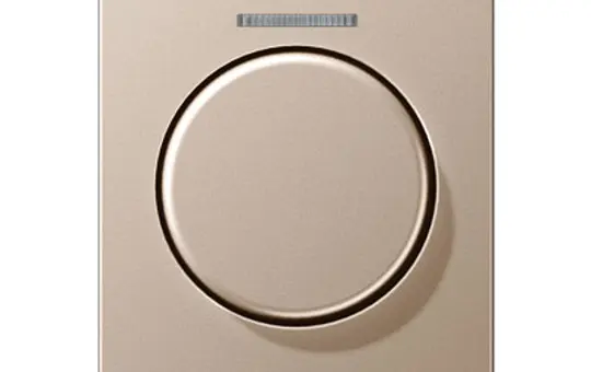 JUNG A1540KO5CH KNX-Kontroll-Drehabdeckung Serie A/AS Standard | champagner
