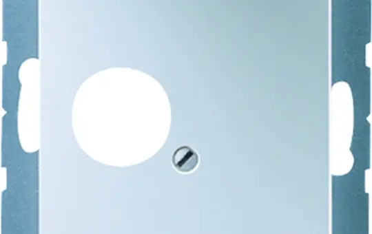 JUNG A562-1BFWW Lautsprecherbuchsen-Abdeckung Serie A 1-fach | alpinweiß