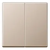 JUNG A595CH Wippe Serie A 2-fach | champagner