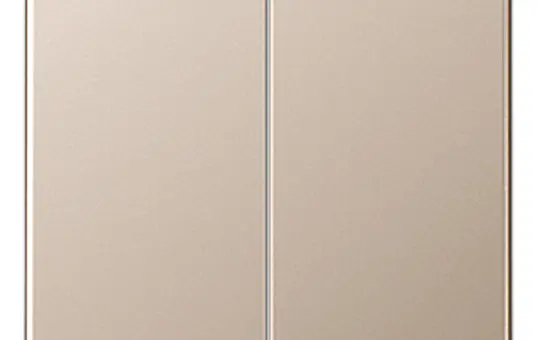 JUNG A595CH Wippe Serie A 2-fach | champagner