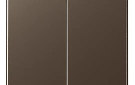 JUNG A595MO Wippe Serie A 2-fach | mokka