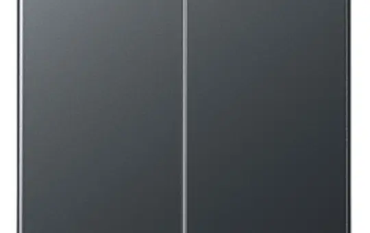 JUNG A595BFANM Wippe Serie A 2-fach, Thermoplast | anthrazit matt