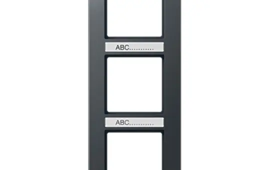 JUNG AC583BFNAANM beschr. Abdeckrahmen A Creation 3-fach, senkrecht | anthrazit matt