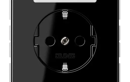 JUNG CD1520NASW beschr. SCHUKO-Steckdose CD Standard | schwarz