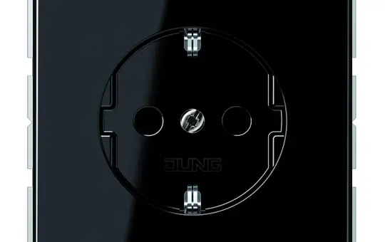 JUNG CD1520SW SCHUKO-Steckdose CD Standard | schwarz